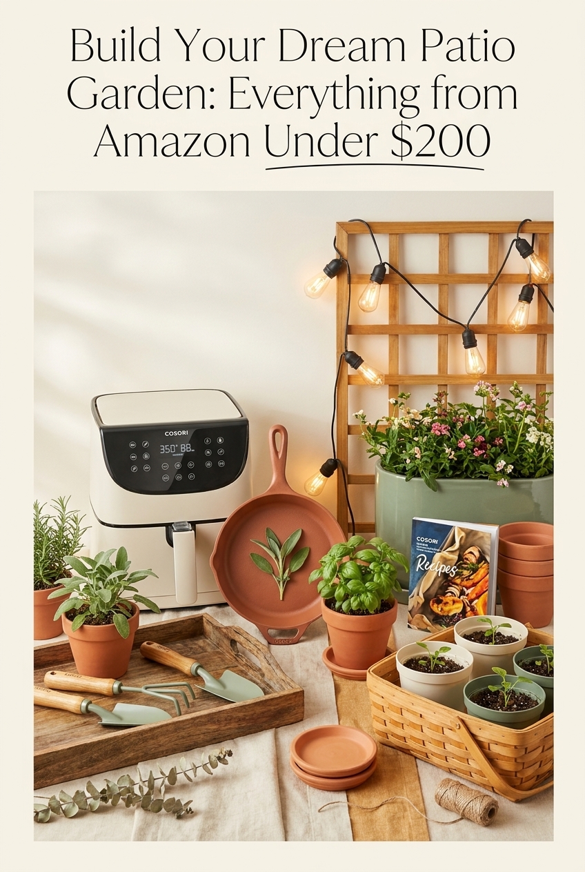 Build Your Dream Patio Garden: Everything from Amazon Under $200