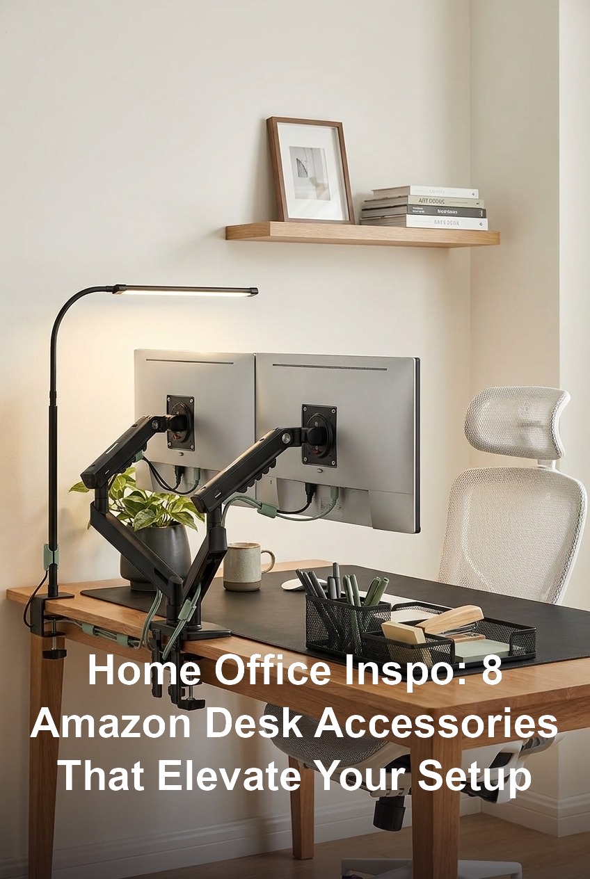 Home Office Inspo: 8 Amazon Desk Accessories That Elevate Your Setup