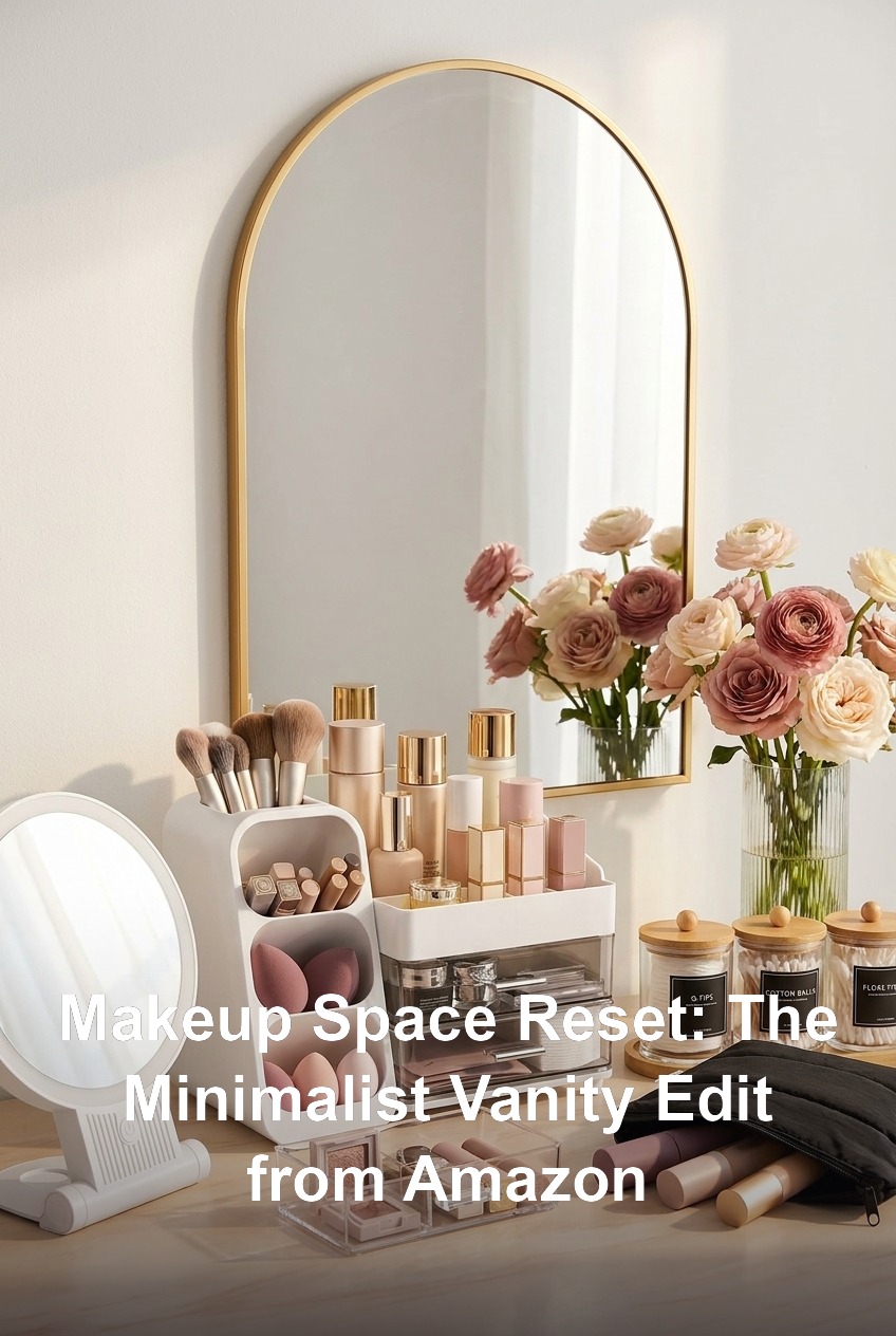 Makeup Space Reset: The Minimalist Vanity Edit from Amazon