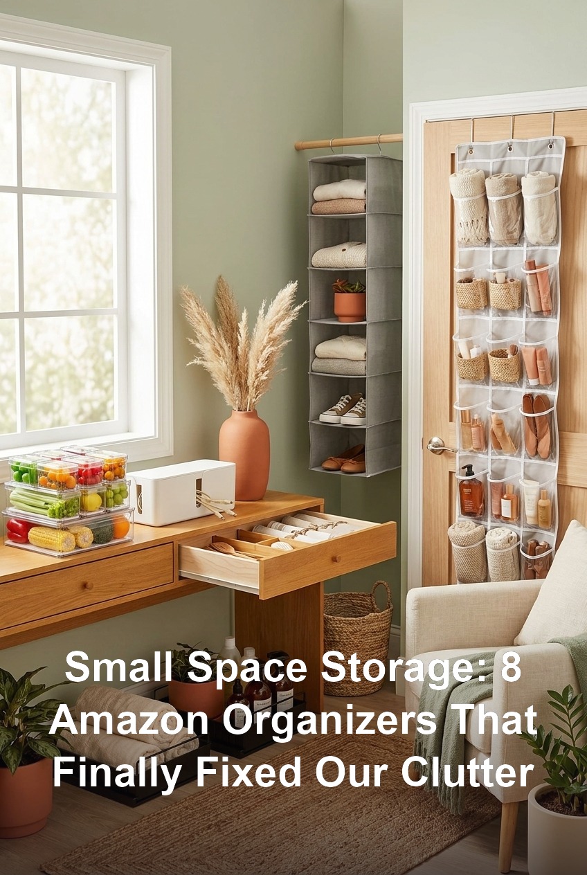Small Space Storage: 8 Amazon Organizers That Finally Fixed Our Clutter