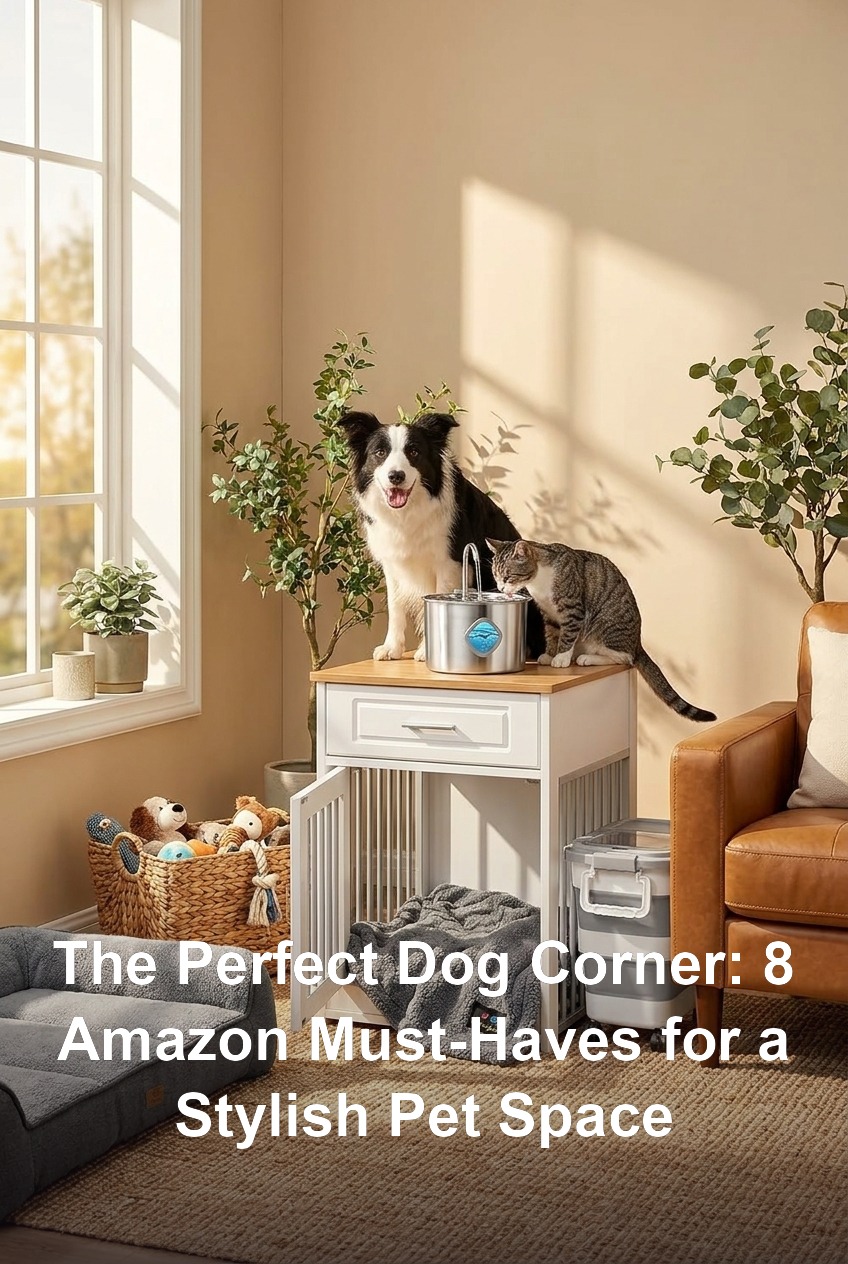 The Perfect Dog Corner: 8 Amazon Must-Haves for a Stylish Pet Space